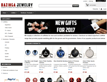 Tablet Screenshot of bazingajewelry.com